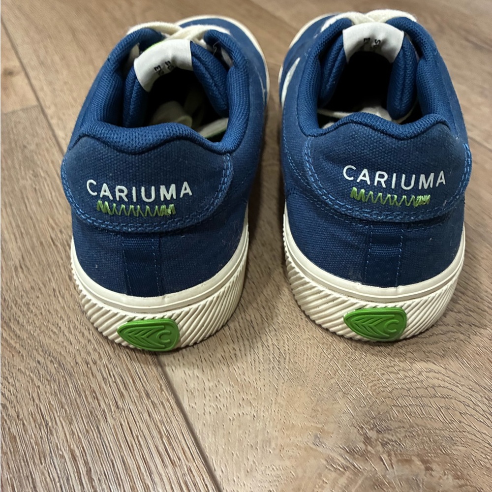 Cariuma Naioca low-top skate sneakers in blue canvas sz 8.5 - Picture 4 of 6